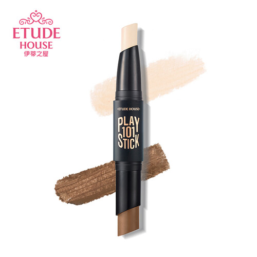 伊蒂之屋（ETUDE HOUSE）玩转多功能美妆棒 高光修容2g+3.8g 2号深邃色（底妆 立体 提亮 阴影 遮瑕）