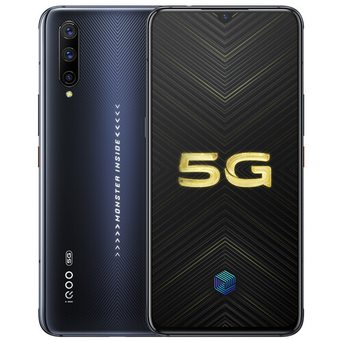 vivo iQOO Pro 12GB+128GB 竞速黑 高通骁龙855Plus手机 4800万AI三摄 44W超快闪充 5G全网通手机
