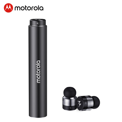摩托罗拉（Motorola）VerveBuds300 真无线蓝牙耳机 入耳式迷你运动耳机 苹果/安卓手机通用  睿智黑