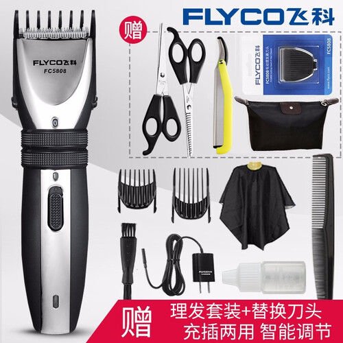 飞科（FLYCO）成人儿童婴儿电动理发器 FC5808电推剪剃头电推子 标配+替换刀头