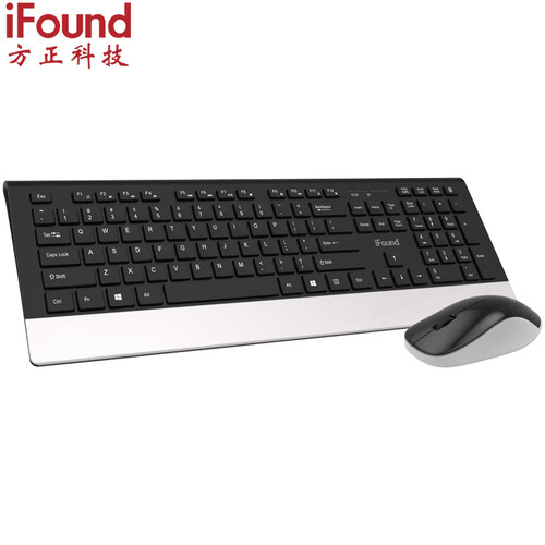 方正(iFound)W6210键盘鼠标无线 套装无线巧克力键盘套装 多媒体快捷键设计usb 自营笔记本键盘