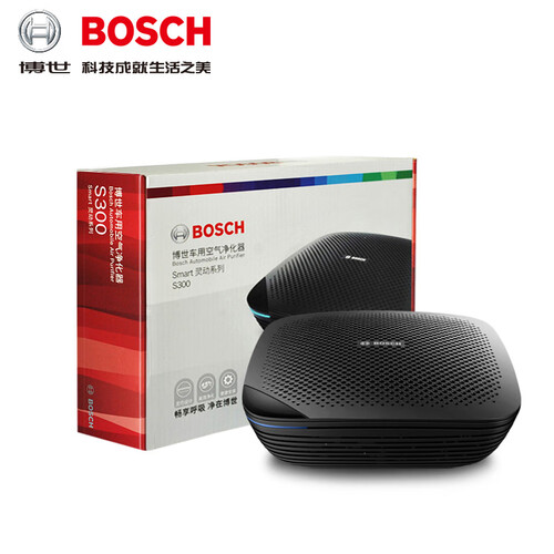博世 BOSCH 车用车载空气净化器 去除甲醛甲苯新车异味雾霾 灵动S300 高效净化PM2.5 自动循环