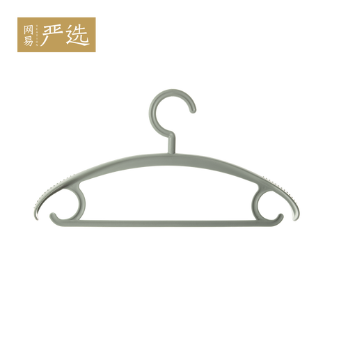 网易严选 大衣架 3件装 晾衣架 绿色