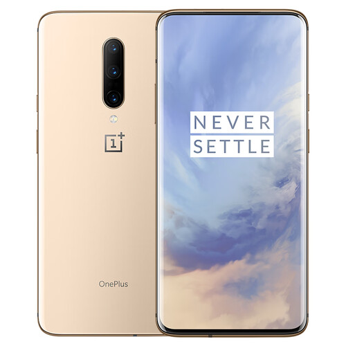 京品手机一加 OnePlus 7 Pro 2K+90Hz 流体屏 骁龙855旗舰性能 4800万超广角三摄 8GB+256GB 皓月金 全面屏游戏手机