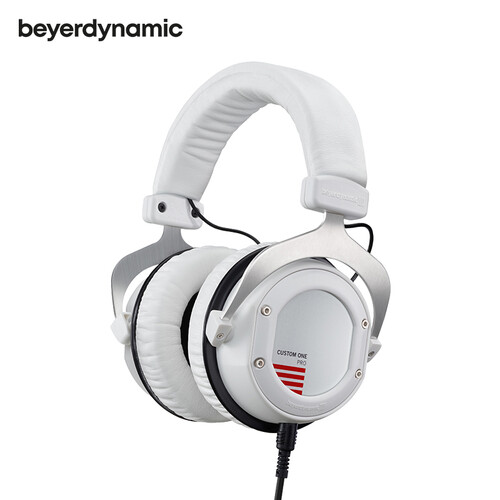 拜亚动力/拜雅 (beyerdynamic) CUSTOM ONE PRO PLUS头戴式个性化直推带线控重低音耳机 16欧姆 白色