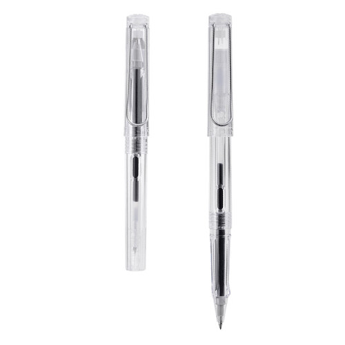 英雄（HERO）359透明杆0.38mm 学生文具正姿色彩系列水笔 中性笔 签字笔