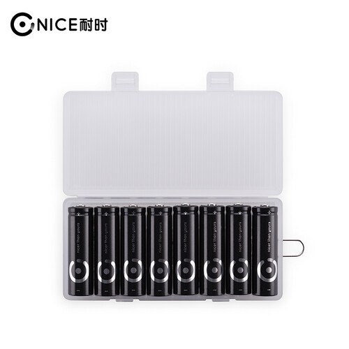 耐时(NICE)5号锂铁电池8粒新款赛车动力适用于电动玩具/迷你四驱车比赛新八支装五号电池8节装
