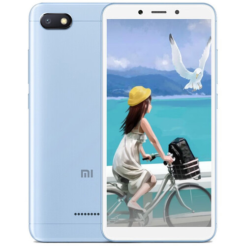 小米（MI） 红米6A 移动联通电信4G 双卡双待 老年智能手机 巴厘蓝 全网通 3G+32G