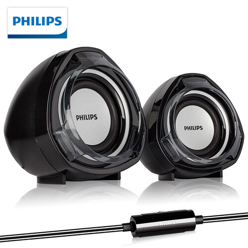 飞利浦（PHILIPS）SPA311 音箱电脑音响家用台式机usb多媒体低音炮迷你便携小音箱桌面游戏音响