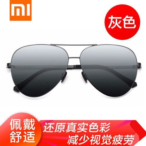小米（MI）小米太阳镜眼镜女男款米家定制版偏光驾驶墨镜偏光太阳镜 小米TS偏光太阳镜灰色