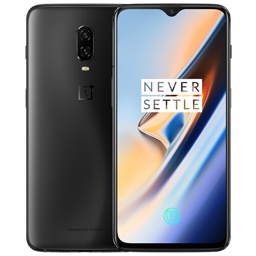 一加手机6T 8GB+128GB 墨岩黑 超强城市夜景 光感屏幕指纹 全面屏双摄游戏手机 全网通4G 双卡双待