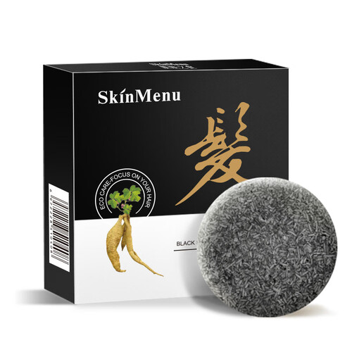 肌肤之食 何首乌洗发皂控油去屑除螨头痒洗发水黑芝麻养护头皮防掉脱发生发洗头皂 1盒  体验装