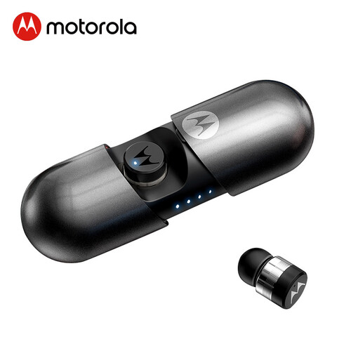 摩托罗拉（Motorola）VerveBuds400 真无线蓝牙耳机  迷你入耳式运动耳机 通用苹果华为小米手机 黑色