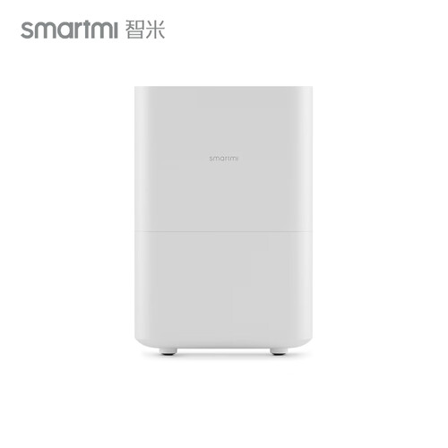 智米纯净型智米空气加湿器小米生态链母婴蒸发式加湿器4升大容量便捷式上注水家用加湿机智能操作