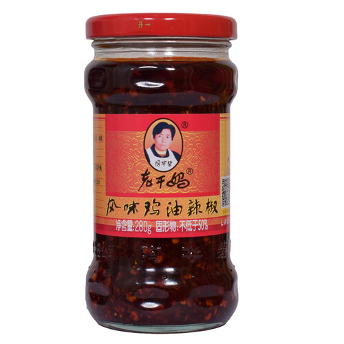 京东超市陶华碧老干妈  辣椒酱  风味鸡油辣椒酱280g 贵州特产 劲道爽辣