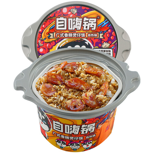 自嗨锅 少年派同款自热小火锅 方便米饭煲仔饭 广式香肠230g