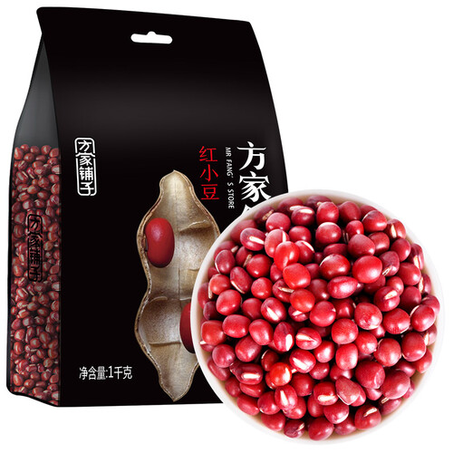 京东超市方家铺子 红豆（五谷杂粮 红小豆 无添加 小红豆薏米粗粮粥米原料 ）1kg