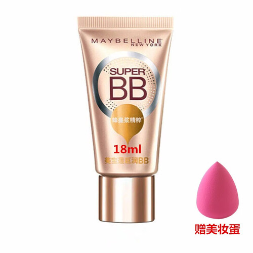美宝莲（MAYBELLINE） 美宝莲BB霜 新颜霜 裸妆遮瑕 保湿遮瑕 蜂王浆精粹 巨润18 ml