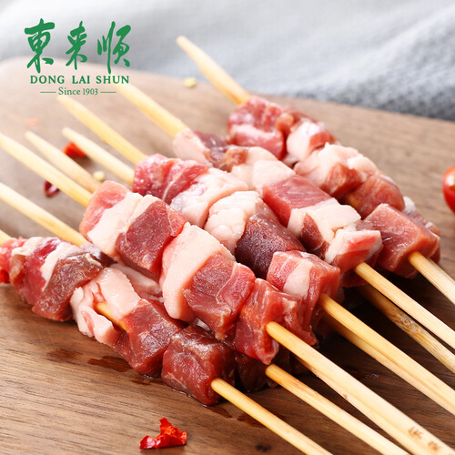 东来顺  羊肉串 400g/袋（约20串） 鲜冻羊肉串 烧烤食材