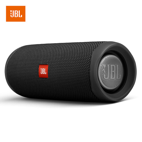 JBL FLIP5 音乐万花筒五代 便携式蓝牙音箱 低音炮 防水设计 支持多台串联 户外音箱 迷你小音响 黑色