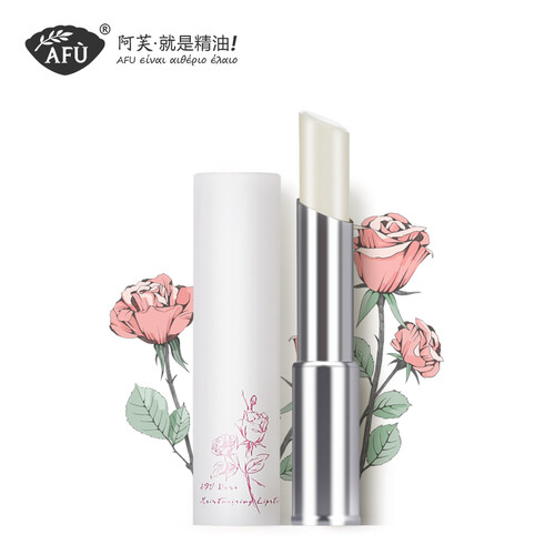 阿芙AFU润唇膏 玫瑰之吻润唇膏3g（修护 防干裂脱皮 滋润滋养 改善淡化唇纹 补水保湿）