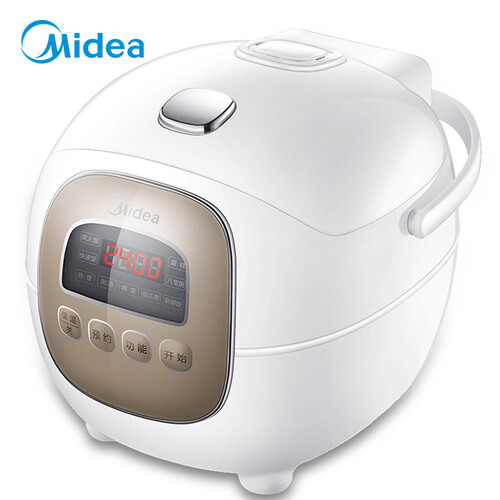 美的（Midea）电饭煲电饭锅1.6L黑晶不粘内胆电饭煲九大智能菜单24小时预约电饭煲MB-FB16Easy107