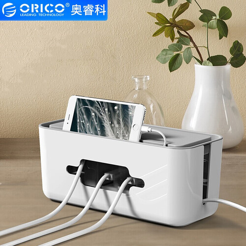 京东超市奥睿科（ORICO）CMB-18 插座/排插/插排/插线板/排插防水防尘理线整理收纳盒电源数据线充电器集线盒