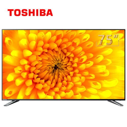 东芝（TOSHIBA）75U3800C 75英寸 4K超高清 办公投屏 16GB大内存 纤薄液晶电视机 自营