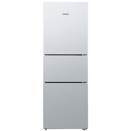 西门子(SIEMENS) 274升 三门冰箱 三循环零度保鲜 保湿 精确控温（拉丝银） BCD-274(KG28FA29EC)