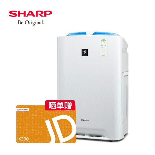 夏普（SHARP）空气净化器除雾霾PM2.5加湿净离子群杀菌家用卧室除醛空气质量实时监控KC-Z380SW