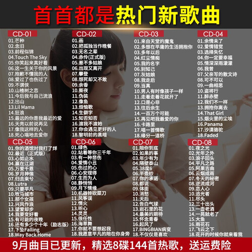 正版车载cd碟片 2019汽车音乐抖友精选热门歌曲流行新歌 CD无损音质黑胶唱片光盘