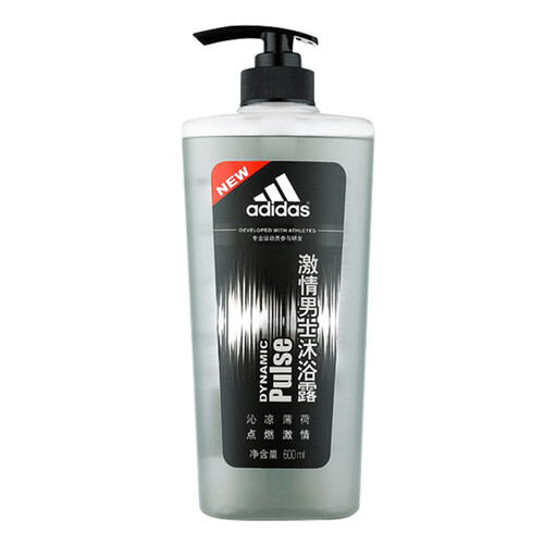 京东超市阿迪达斯（Adidas）激情 沁凉薄荷沐浴露600ml