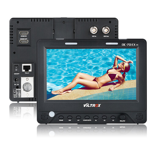 唯卓 VILTROX DC-70EX 7寸导演4K监器 单反高清摄影摄像SDI显器 HDMI视频显屏