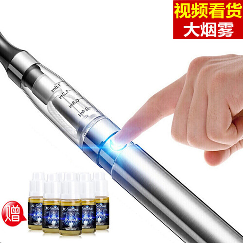✅【送6瓶烟油】电子烟套装 戒烟器替烟产品大功率大烟雾蒸汽香烟 黑色（送6瓶烟油）
