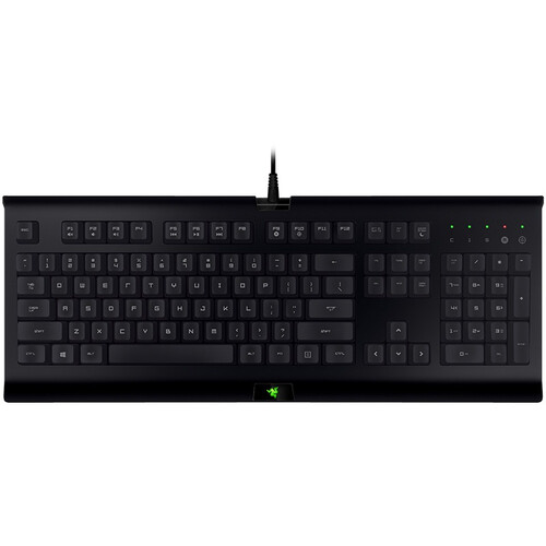 雷蛇(Razer)萨诺狼蛛 键盘 有线键盘 办公键盘 104键 电竞 黑色 英雄lol绝地求生cf吃鸡神器
