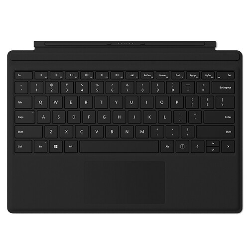 微软（Microsoft）Surface Pro  专业键盘盖 （黑色）FMM-00020 【原厂键盘 Pro 系列6/5/4代通用】