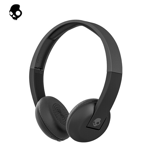 骷髅头（Skullcandy）UPROAR WIRELESS 无线蓝牙耳机头戴式耳机运动耳机 便携耳麦通话 黑色