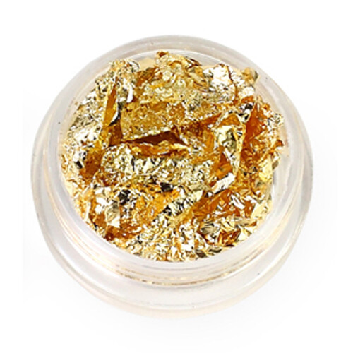 KaSi 美甲用品工具美甲钻装饰金箔银箔水晶光疗甲常备KAS02078 金色