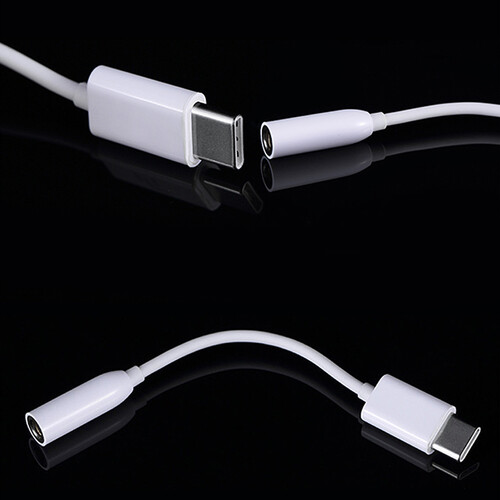 戴为 type-c转接头3.5mm音频转接线手机耳机转换器 适用于 小米6/6X小米8/9/8se/青春版/透明探索版