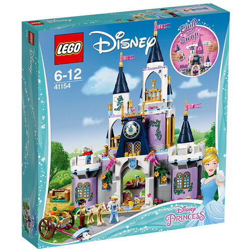 京东超市乐高(LEGO)积木 迪士尼公主Disney Princess灰姑娘的梦幻城堡6-12岁 41154 儿童玩具 女孩生日礼物