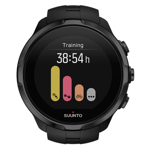 【京选尚品X颂拓】颂拓(SUUNTO) 手表 spartan sport whr 斯巴达彩屏智能运动光电心率男表 酷黑SS022990000