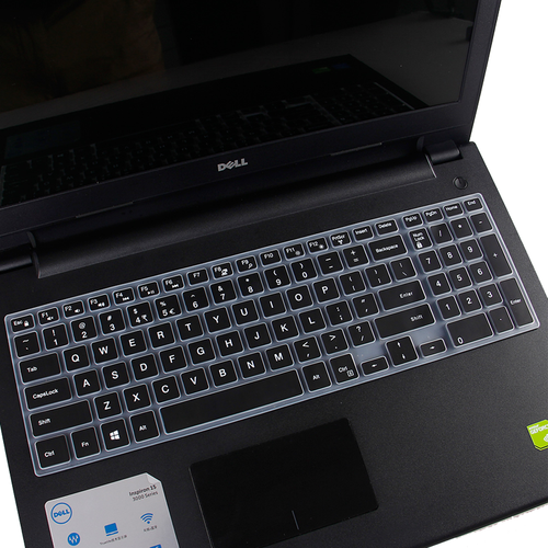戴尔（DELL） 键盘膜15.6英寸灵越3590/3579/7588游匣G3 G7笔记本键盘保护膜 半透黑色