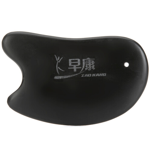 京东超市早康砭石刮痧板刀形套装家用头部颈部背部面部脸部瘦脸美容刮痧全身通用