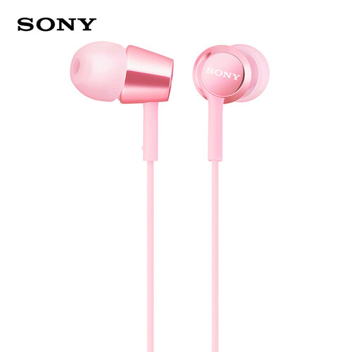 索尼（SONY）入耳式立体声通话耳机MDR-EX155AP 粉红色