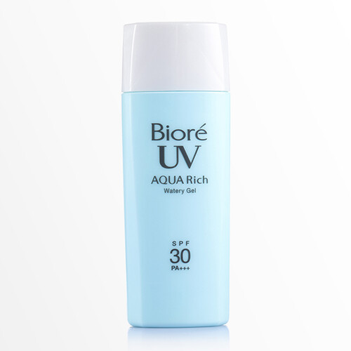 京东超市花王碧柔（Biore）水活防晒保湿水凝露/防晒霜/防晒乳 SPF30 PA+++ 90ml 清爽防晒 大包装耐用