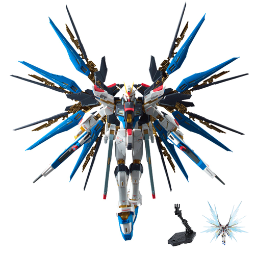 万代（BANDAI）高达模型 RG敢达拼装玩具 1/144 系列 RG 14 强袭自由【送支架+光翼】