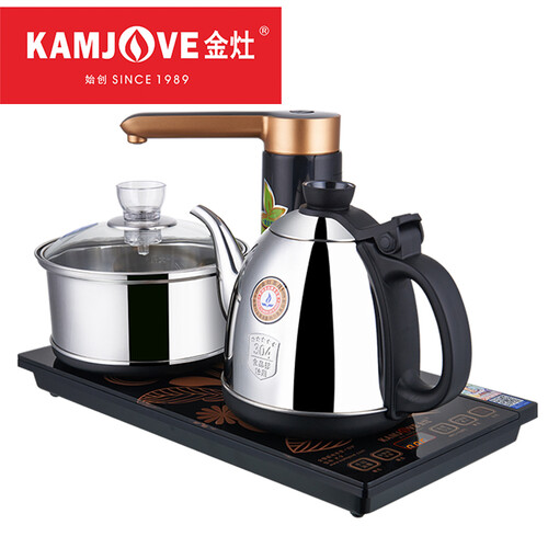 京东超市金灶（KAMJOVE） 全智能自动上水电热水壶 电茶壶 自动茶具电茶炉 茶具泡茶壶 K9