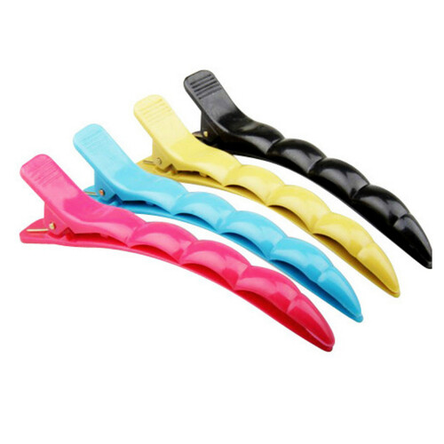 美发工具【赠品专用 随机发】 鹤嘴夹1对【颜色随机】