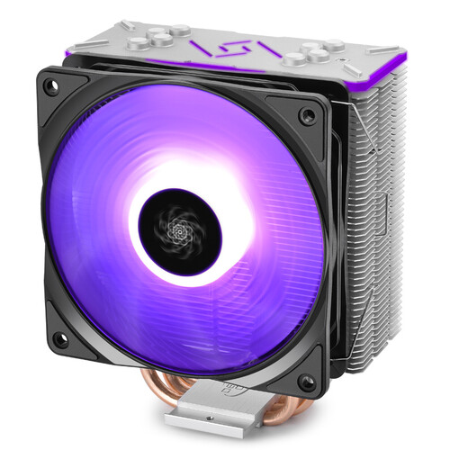 九州风神 DEEPCOOL 玄冰GT风冷CPU散热器(多平台/支持2066/AM4平台/4热管/RGB风扇及顶片/附带硅脂)