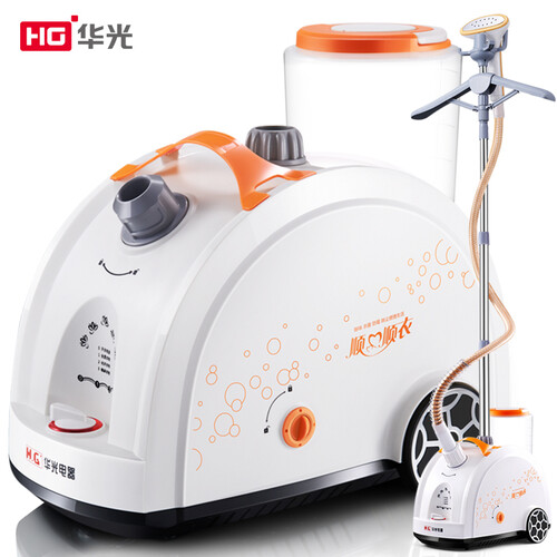 华光（HG）蒸汽挂烫机 家用熨烫机 2L单杆  手持/挂式电熨斗熨衣服烫斗  橙色 QY26-D